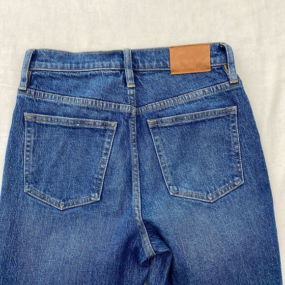 J Crew Boot Crop High Rise Button Fly Jeans Blue Denim Billie Womens 26 - Picture 5 of 12